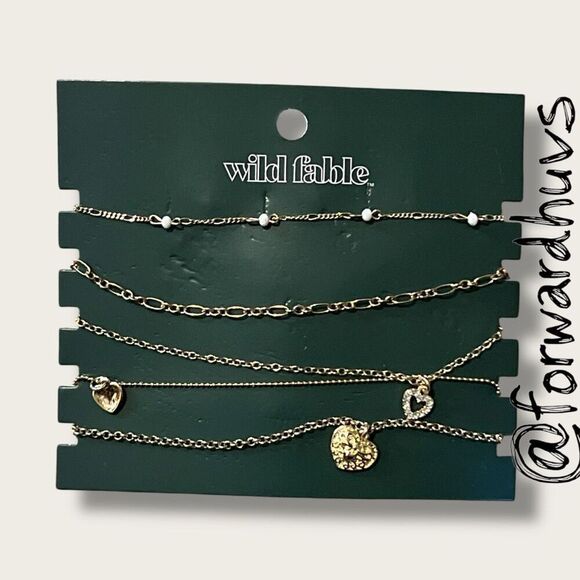 Bundle Sale 3 for $15 | Wild Fable Necklace Set – 5 Gold Tone Designs - Picture 5 of 9